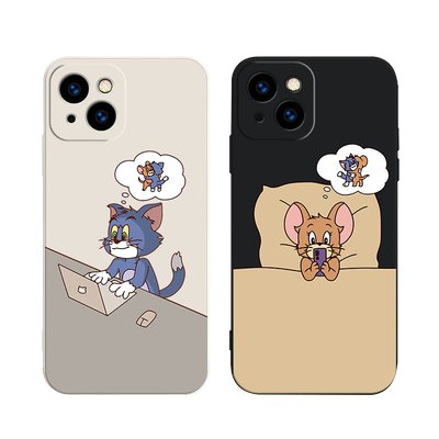 苹果iPhone硅胶卡通保护壳