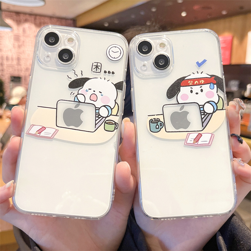 苹果iPhone硅胶卡通保护壳情侣
