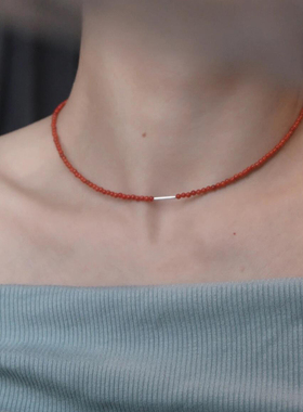 玛瑙锁骨链女颜色好满肉薄利多销