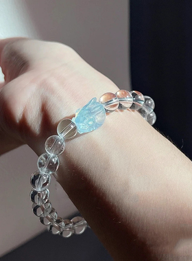 海蓝宝小众设计招财保平安