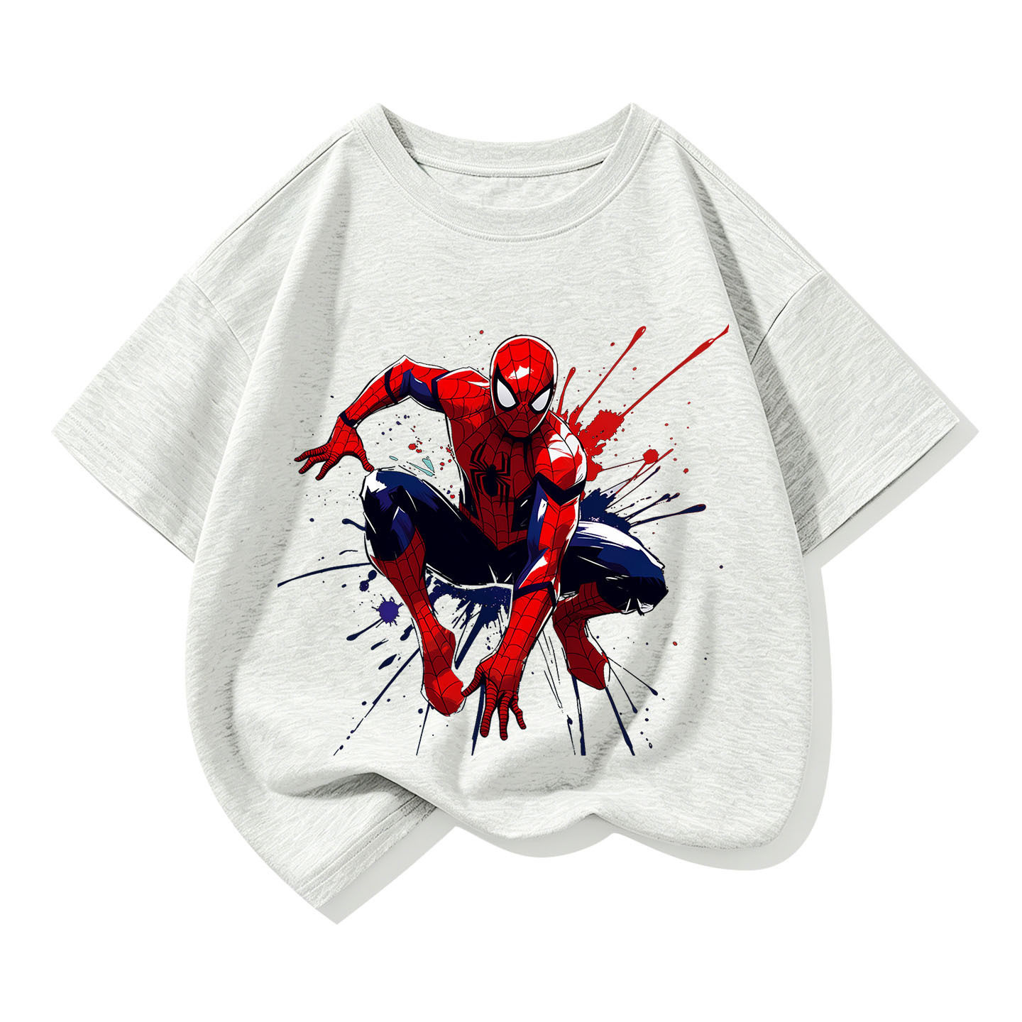 蜘蛛侠Spiderman儿童棉短袖T恤夏
