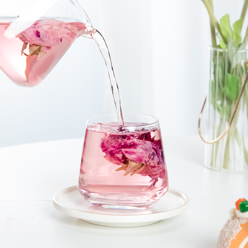 慢沏冻干玫瑰花冠王私房茶鲜花茶女性养生茶大朵重瓣花冠茶干泡水