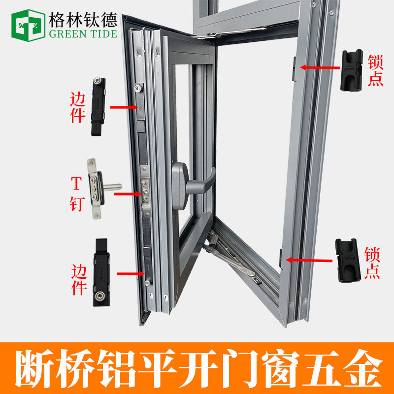平开窗防撬锁点窗户锁扣锁点图片
