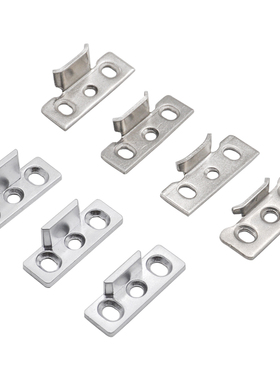 老式50型平开门窗锁点铝合金窗户非标不锈钢锁扣断桥铝门加高挡块