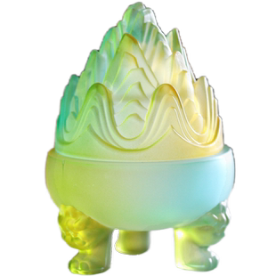 狻猊琉璃博山香炉家用室内三足熏香炉沉香檀香打香篆香道熏香炉