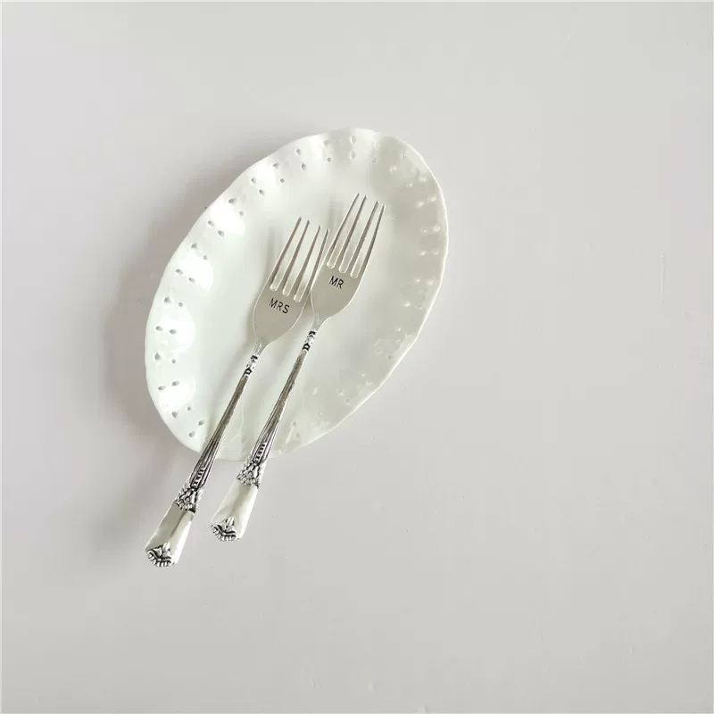 Free shipping exported to the United States MUD*PIE fork Simple Nordic Western Western Cooking Table Food