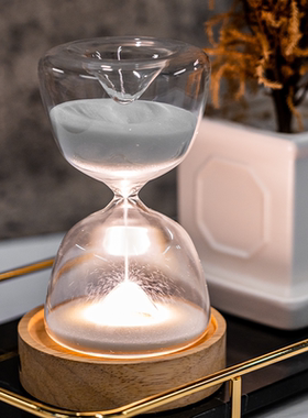 《时光》沙漏灯卧室睡眠灯轻奢家居饰品床头桌面氛围ins风小夜灯