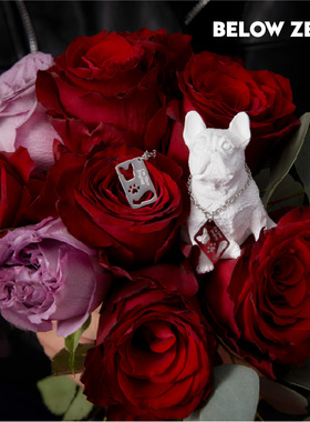 BELOW ZERO 法斗石膏香薰散香器 香氛扩香石摆件 不正经告白款