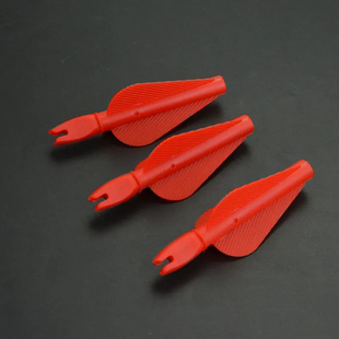 8mm箭羽箭尾一体塑料箭尾箭羽弓箭射箭器材用在8mm箭杆上 现货