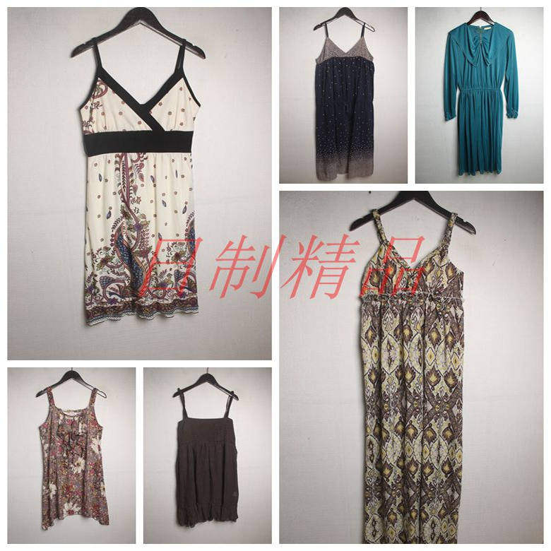 vintage日系古着复工孤品森系夏季雪纺日制小清新吊带连衣裙22
