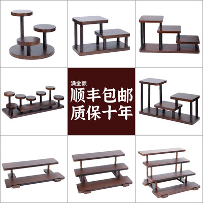 博古架多宝阁中式茶具收纳置物架