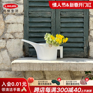 利快Hachiman Gardens浇水壶家用花卉盆栽多肉洒水壶颜值园艺摆件