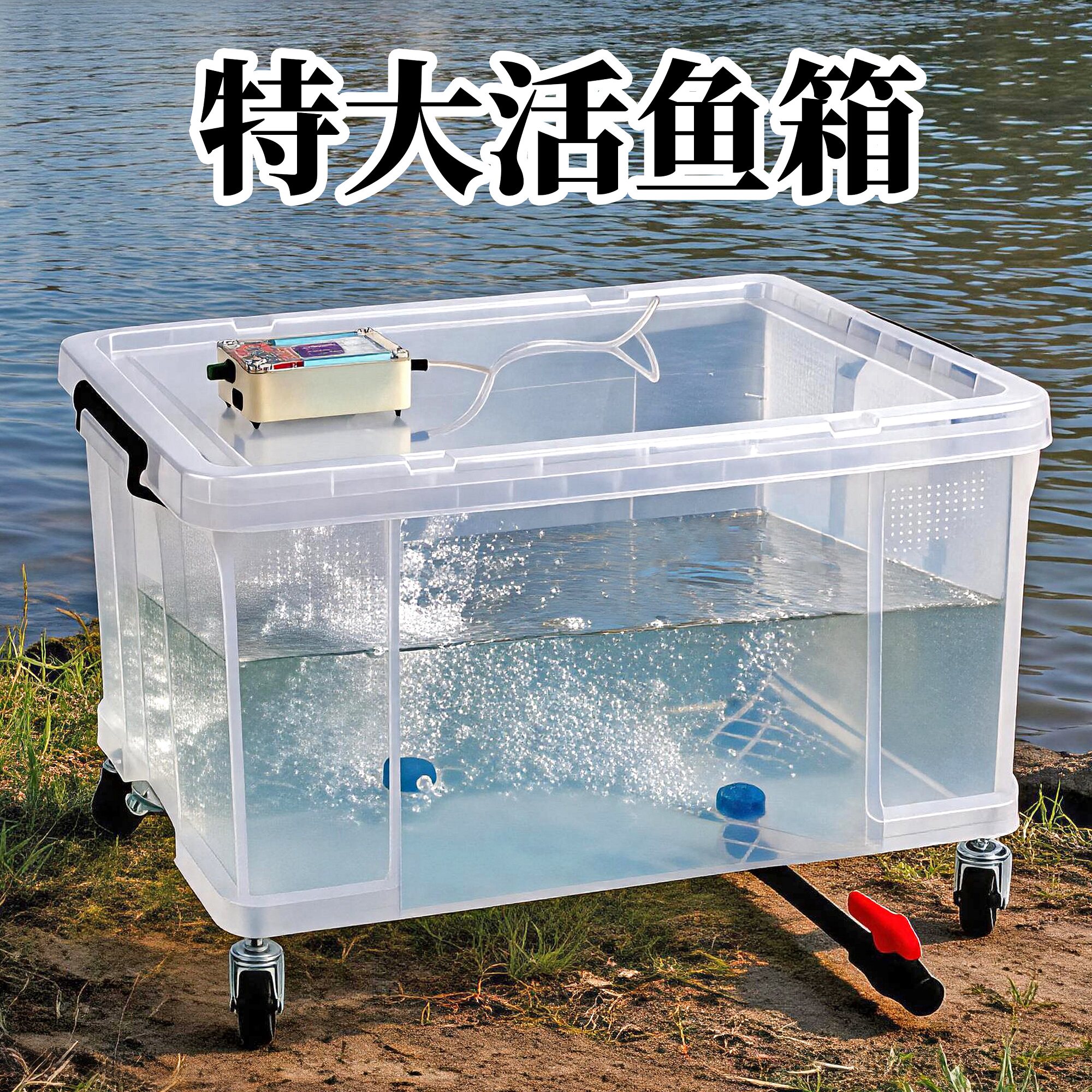 排水便捷大容量高透可移动图片