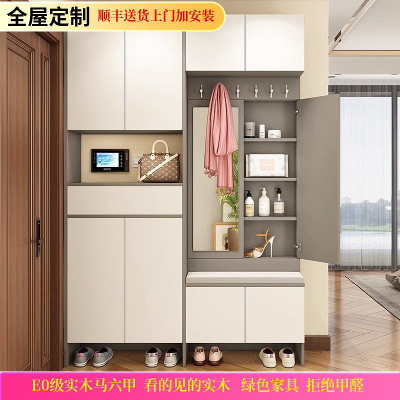 鞋柜实木马六甲玄关柜新款