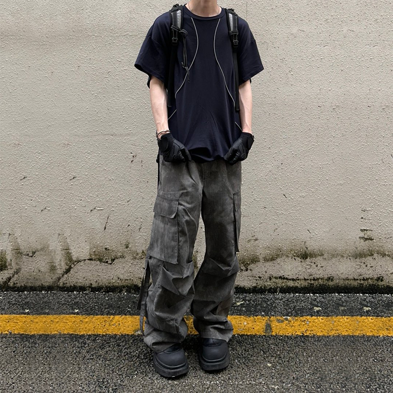 RELABEL长裤工装裤飘带