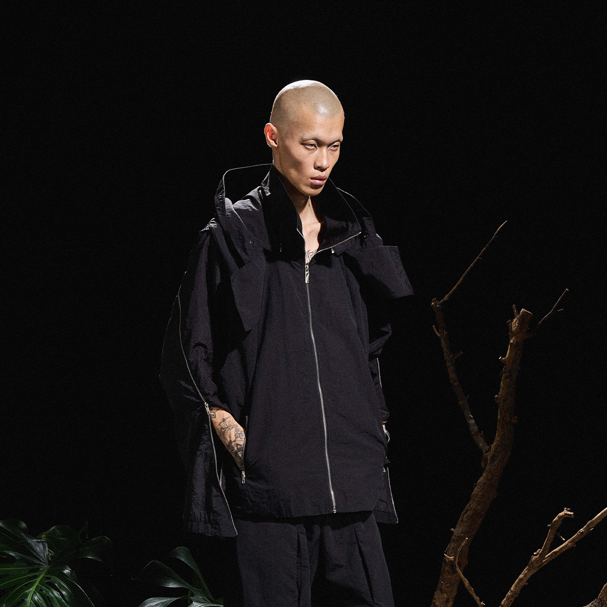 RELABEL可拆卸多拉链冲锋衣