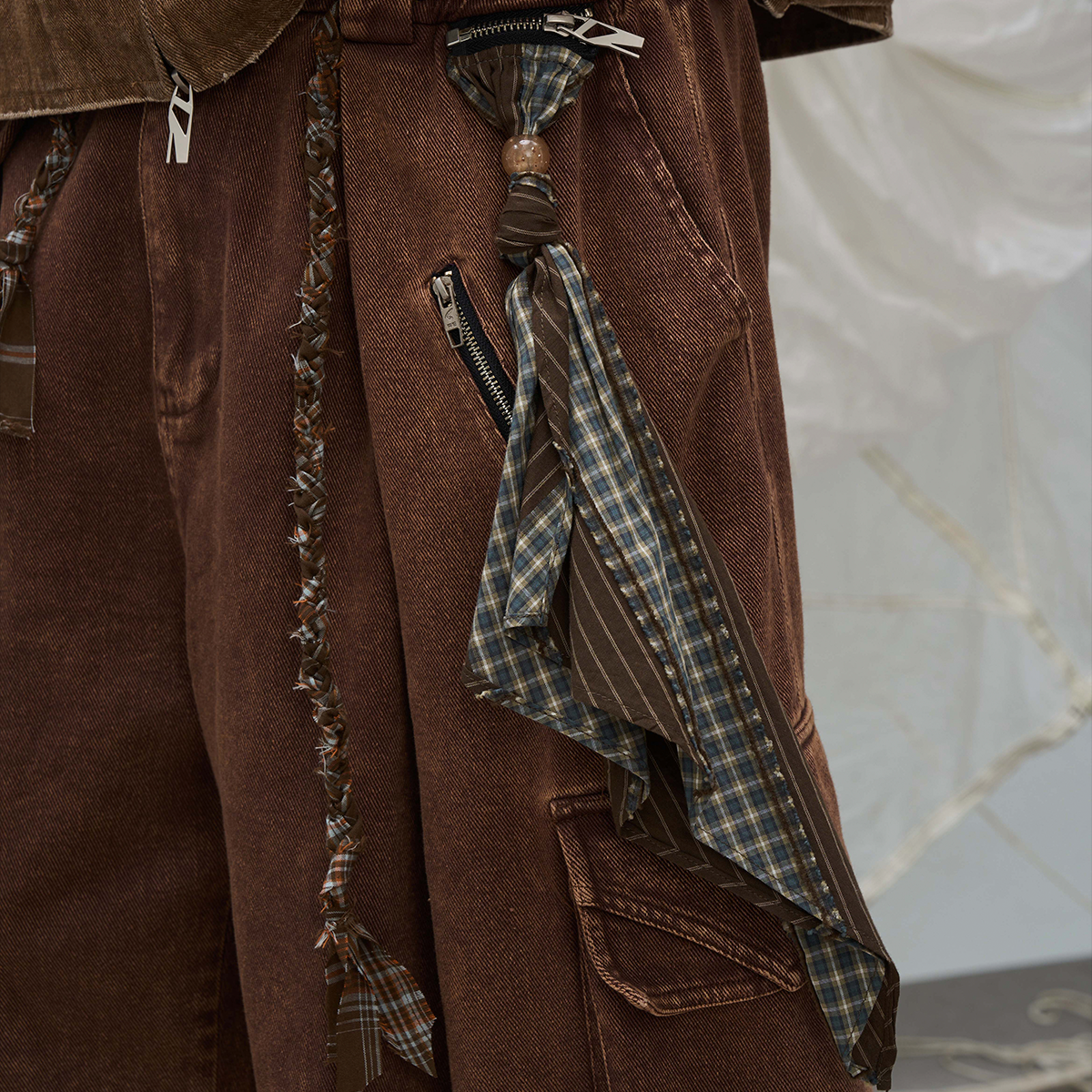 RELABEL可拆卸搭配装饰方巾