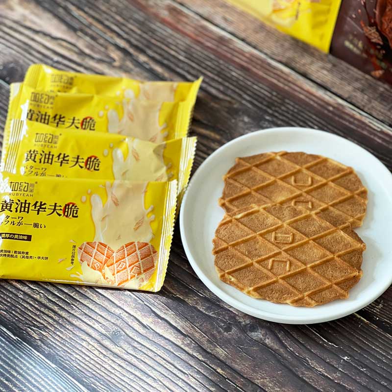 如约可脂巧克力华夫脆饼