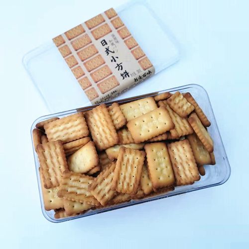 书生百味日式小方饼盒装