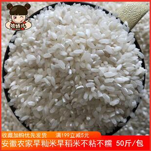农家大米香新米安徽早稻米早籼米无粘性糙米肠粉专用南陵20斤10kg
