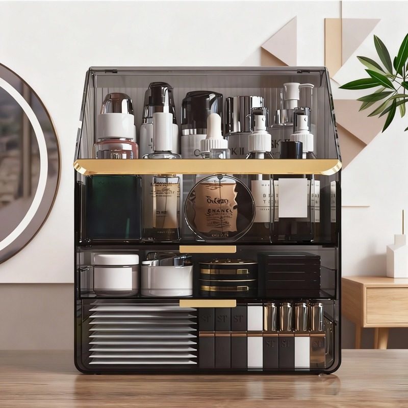 化妆品收纳盒大容量防尘防潮