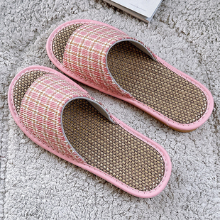 夏季居家布拖鞋男女士室内家居木地板家用软底卧室防滑凉拖鞋四季