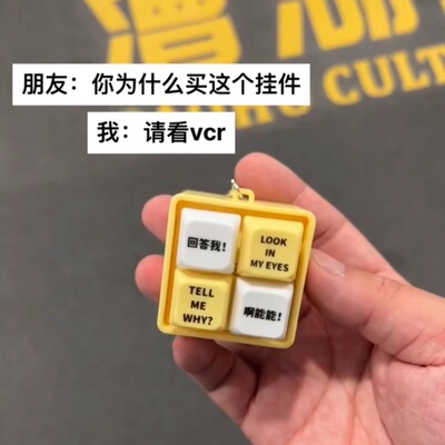 回答我！我的新型嘴替挂件