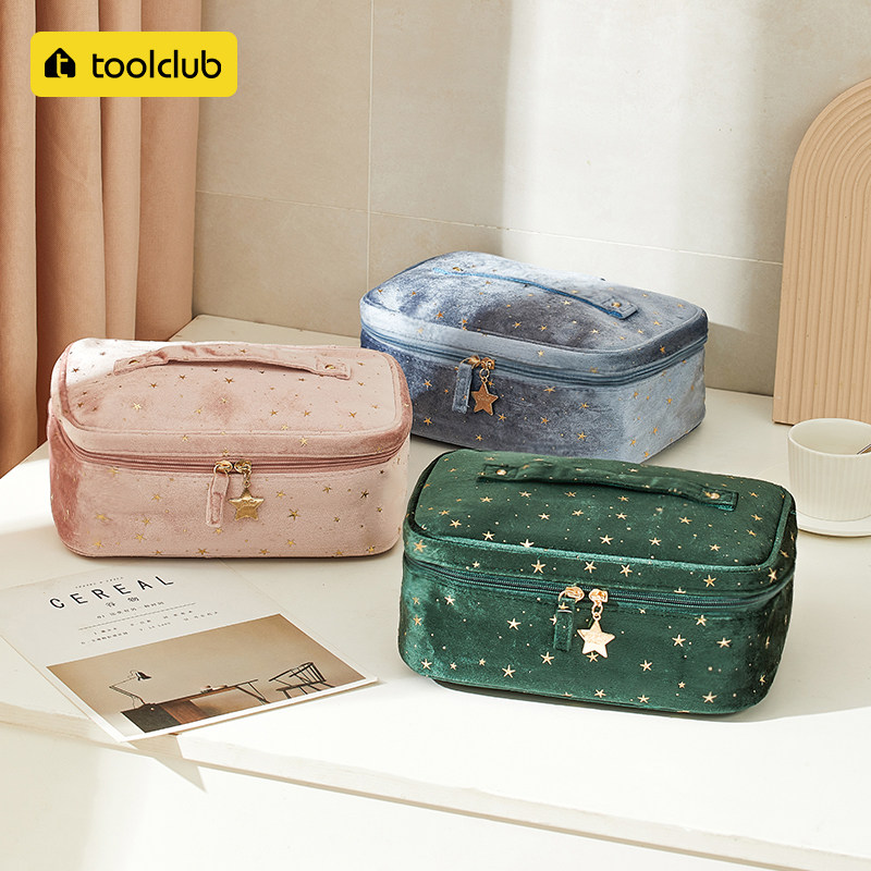大容量化妆包小巧便携分区收纳