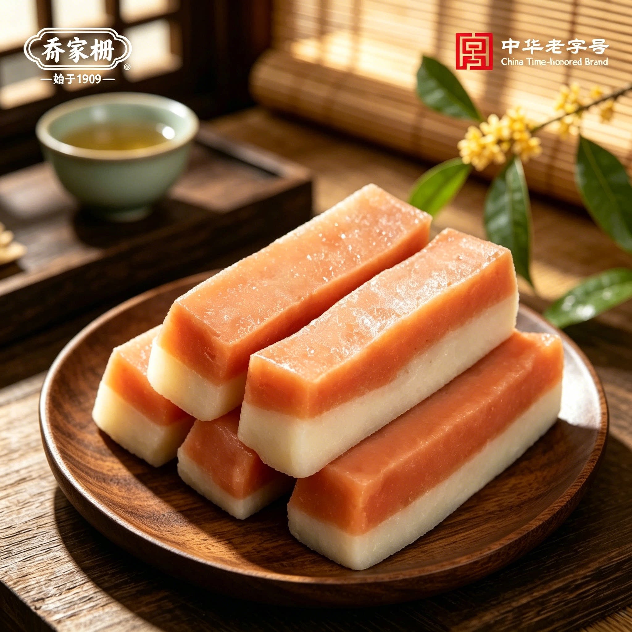 乔家栅崇明糕糯米糕上海特产条头糕中式传统手工糕点食品老式糕团