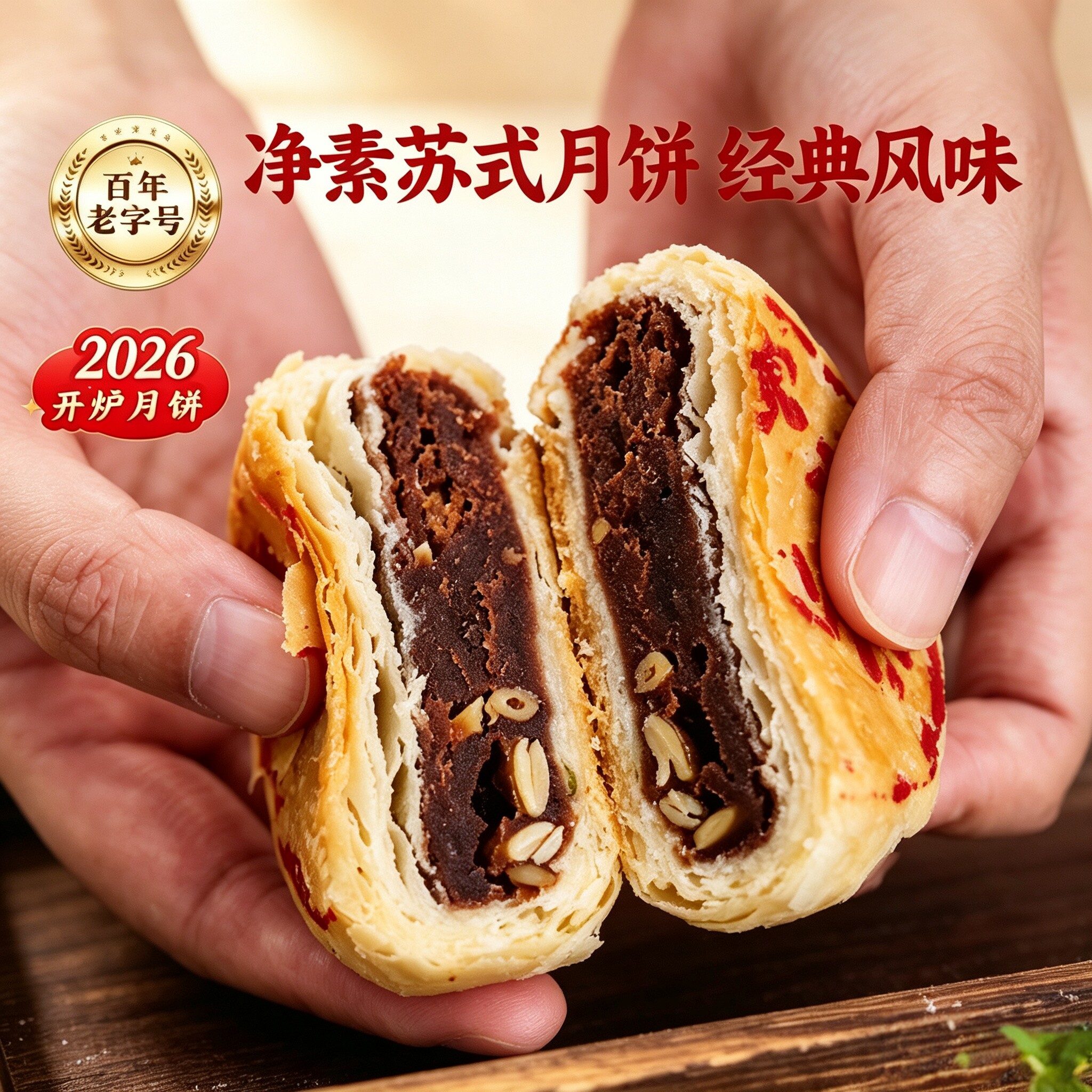 乔家栅苏式月饼70g上海老字号
