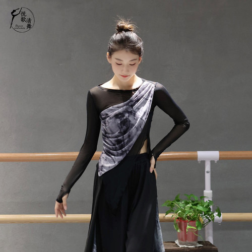 悦歌清舞古典舞水墨画纱衣飘逸女