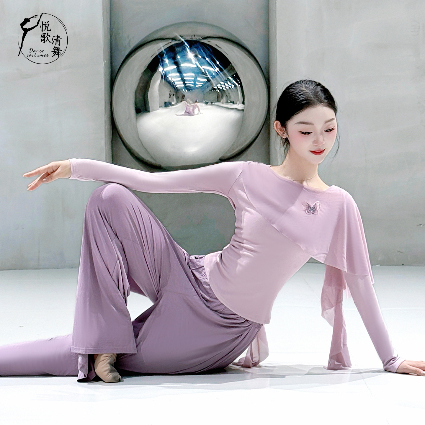 悦歌清舞古典舞上衣飘逸柔软显瘦