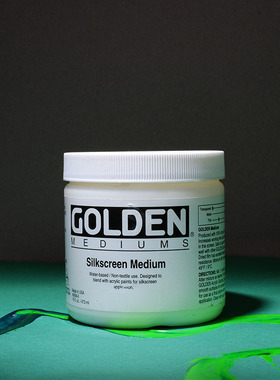 Golden高登丝印媒介silkscreen medium丝网印刷版画媒介剂3690