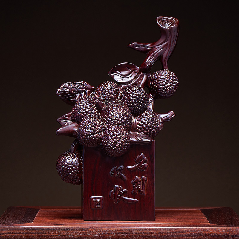 黑檀木中式资深匠人荔枝