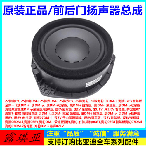 适配比亚迪唐EV25款唐DMip25款汉EV dmip宋Lev前后门扬声器喇叭