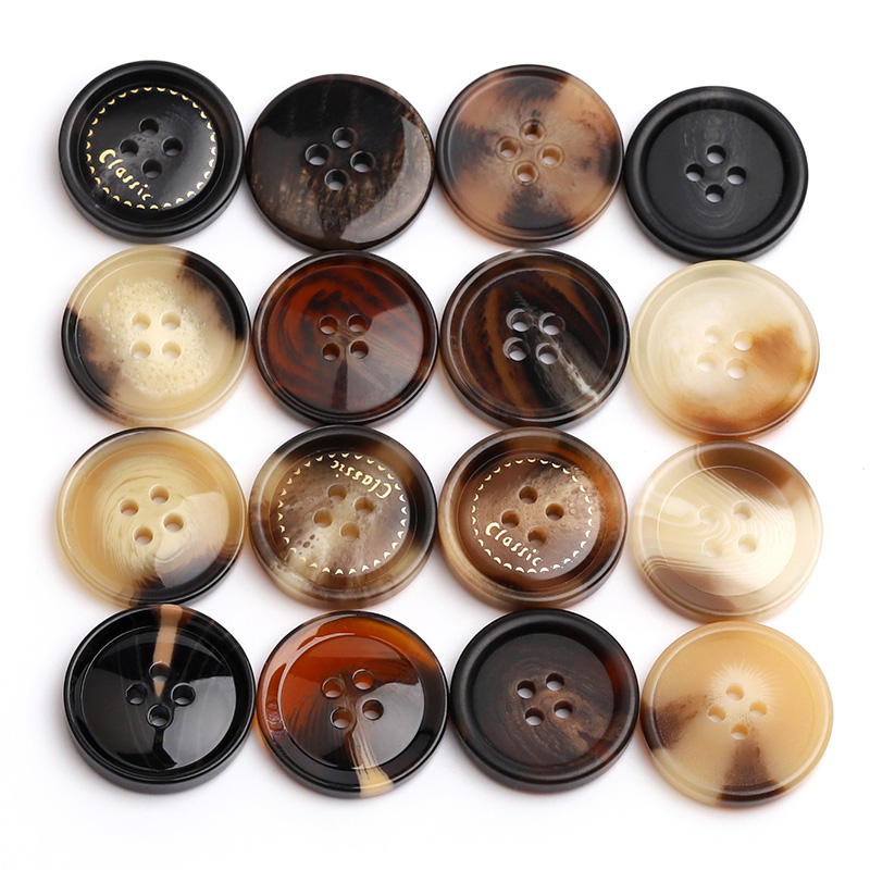 树脂花纹纽扣毛呢大衣风衣扣扣毛衣开衫西服裤子扣子男女衣服钮扣