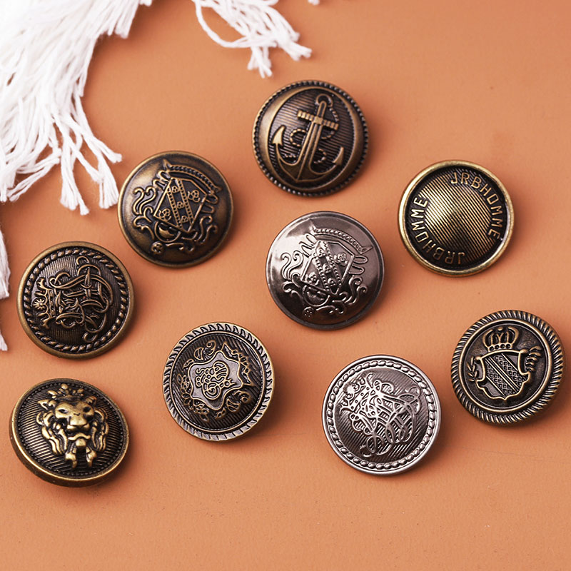 金属复古西装扣子羊绒大衣扣风衣外套英伦风百搭纽扣个古铜色纽扣