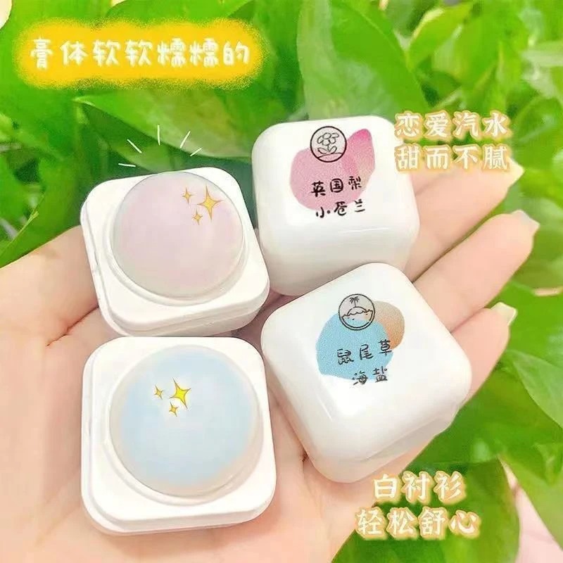 小方盒固体香膏香水型白