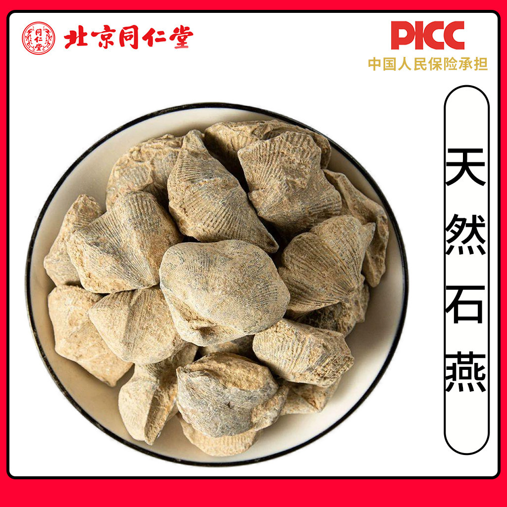 同仁堂品质石燕中药材500g克中草药石燕子燕子石水飞石大石燕草药