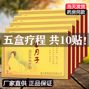 5盒装普爱金月子暖宫贴远红外热疗贴产后恢复温经散寒暖宫止痛