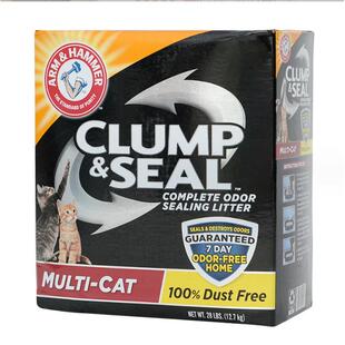 艾禾美铁锤猫砂28磅25斤进口抗菌除臭无尘矿石膨润土猫砂猫咪用品