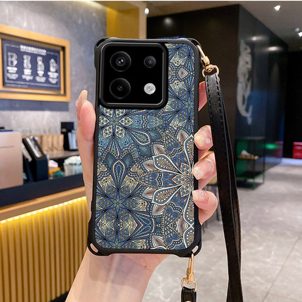 图腾适用小米红米note13pro手机壳note12Turbo4套11Tpro新款10t+k80斜跨K70至尊版挂绳60全包50新品40s潮14