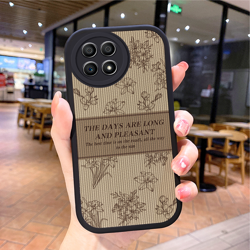 硅胶皮纹2024华为全包边简约复古