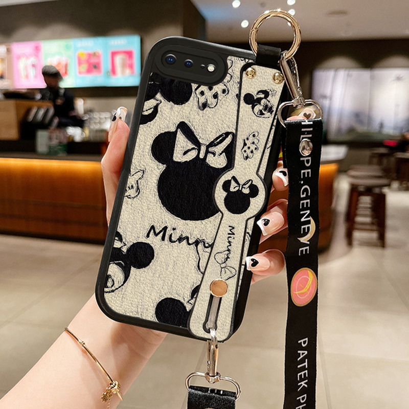 小羊皮油画适用苹果15promax手机壳iphone12pro套16e带挂绳11全包8plus硅胶13新款14x8p7xs6女xr软xsmax17air