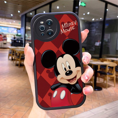 小羊皮米奇适用oppofindx5手机壳a11新款opopa96poopa5防摔oppia93s男find×5pro女oppea92s潮牌oppox3 a7 a8