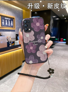适用opporeno10pro手机壳oρponeno9挂绳opppreon5网红rone4opoorene7se新款opρorneo6十oρponeno8女款潮