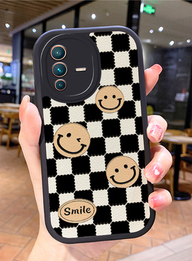 小羊皮笑脸适用vivos12手机壳viv0s15e新款防摔步步高s12por男士√ivos10pro女12pro潮vⅰv0s6维沃vⅰvos7t