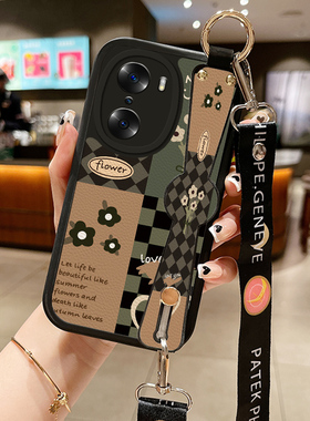 小羊皮小花适用华荣耀60pro手机壳honor20s新5G女30青春8x防摔h0n0r50se爆款play6t大气9x系列小众70pr0男套