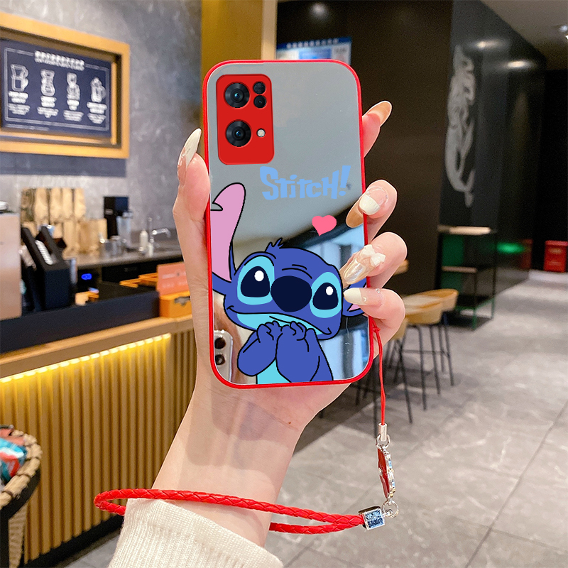 适用OPPOReno13pro手机壳A93S补妆镜FindX8挂绳K12X新款A97全包11新品10套A58K9+8外壳7A96防摔6史迪仔4se3i5