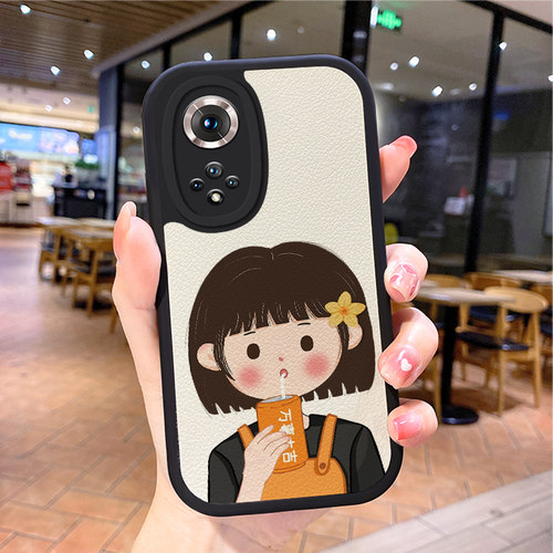 小羊皮mate60nova11手机壳